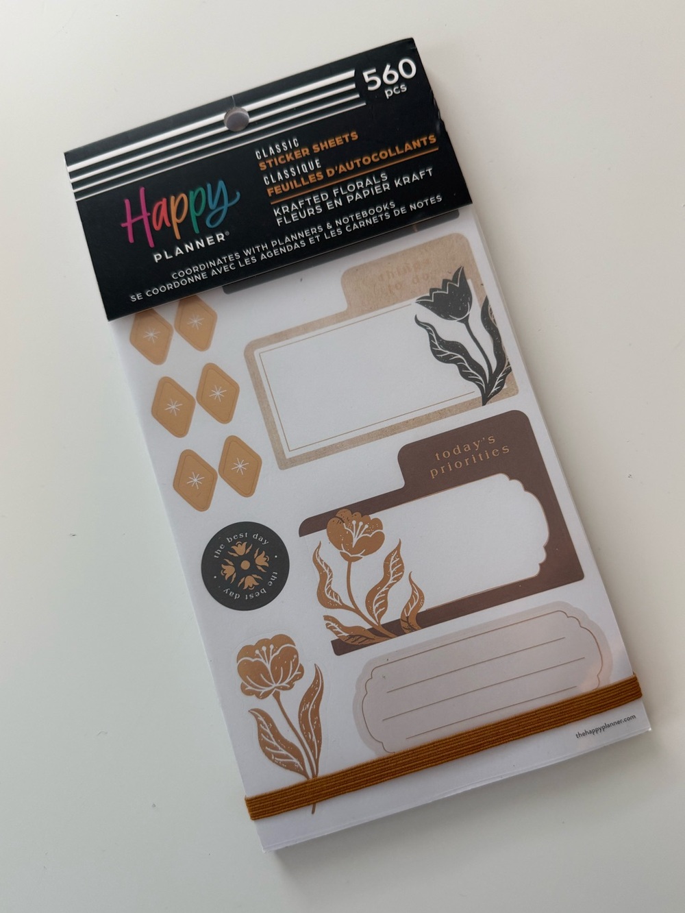 Happy Planner Krafts Floral Sticker Book